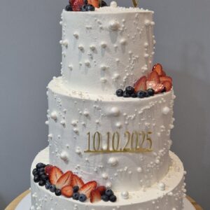 Tort pentru nuntă 3 nivele